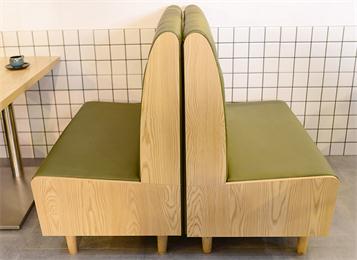 田園風西餐廳簡（jiǎn）約卡座沙發