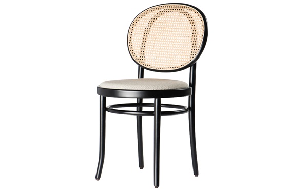 北歐現(xiàn)代藤編實木西餐廳酒店咖啡廳靠背休閑椅