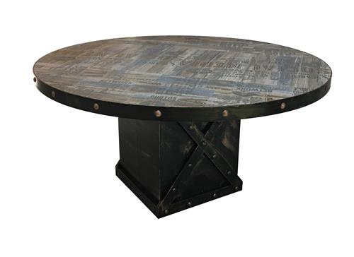 複古懷舊(jiù)實木中餐廳桌子(zǐ)