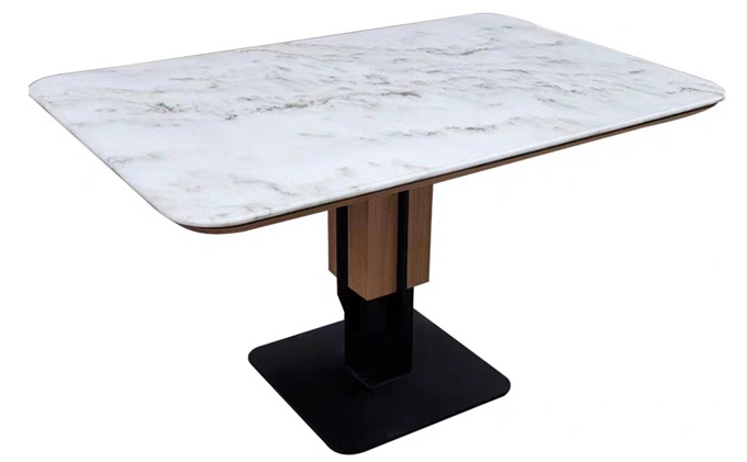 中式粵菜餐廳大理石時尚餐桌