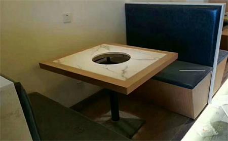 大理石(shí)火鍋桌