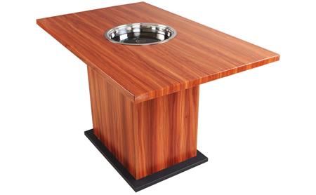 實木火鍋桌(zhuō)