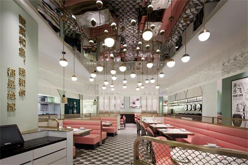 魚(yú)樂飛餐廳桌椅