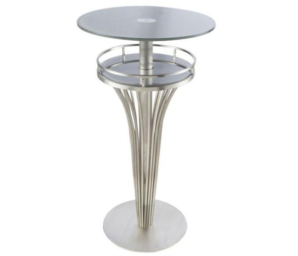 創意時尚酒吧專用桌椅_現代簡約不鏽鋼酒吧桌