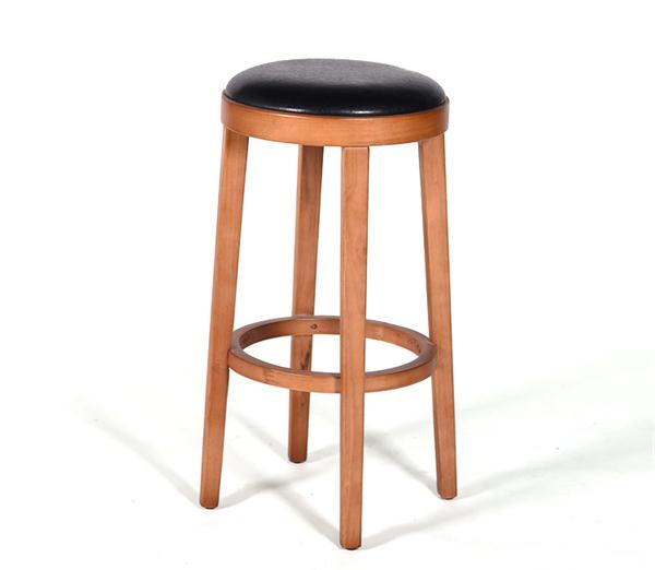 複古風格酒吧簡(jiǎn)約實木吧台(tái)凳