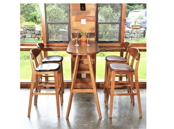 優質實(shí)木民謠酒吧經典酒吧簡約高吧台