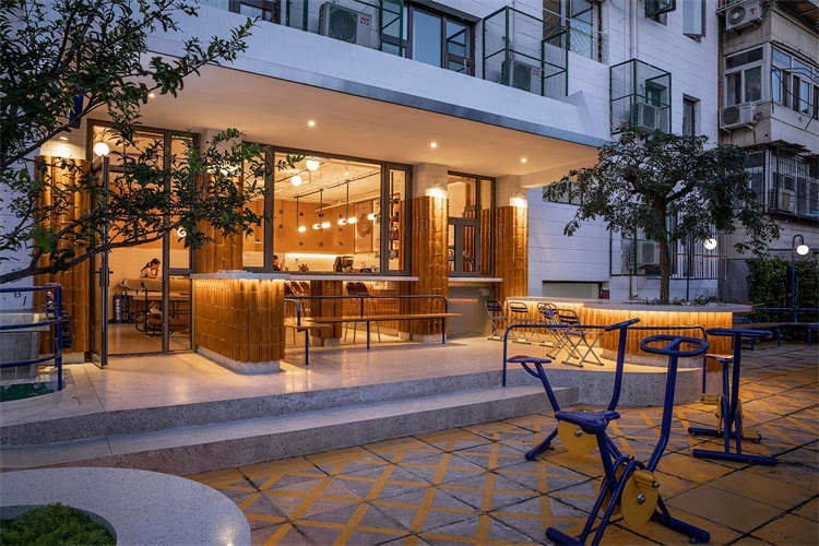 咖啡廳空間設（shè）計效果圖