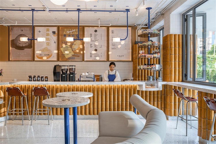 咖啡廳（tīng）空間設計（jì）效果圖