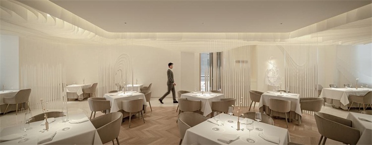法餐廳空(kōng)間設計(jì)效(xiào)果圖