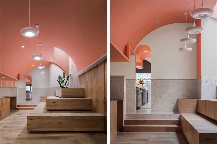 玫瑰餅店空間設計（jì）效果圖（tú）