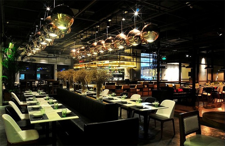 音（yīn）樂餐廳空間設計效果圖