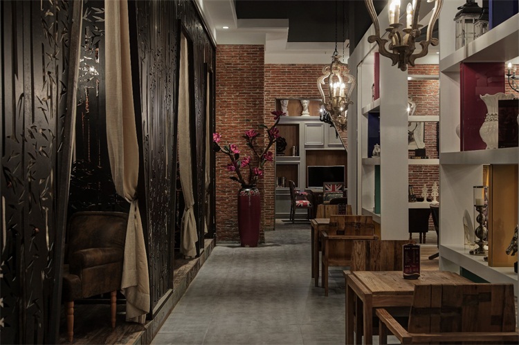 咖啡(fēi)館空間設計效果圖