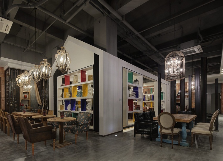 咖啡館空間設計效(xiào)果圖