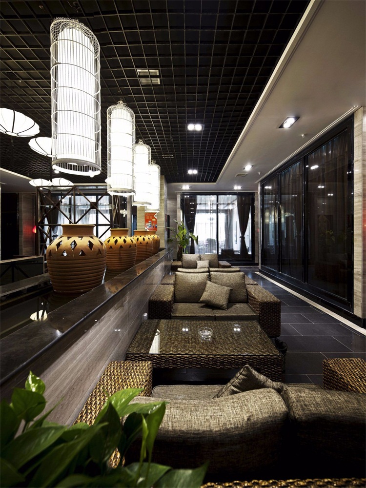 茶館空間設計效果圖（tú）