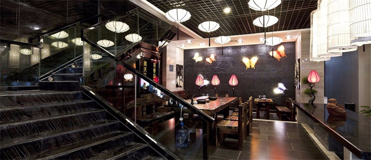 茶館空間（jiān）設計效果圖