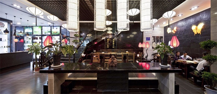 茶館空間（jiān）設計效（xiào）果（guǒ）圖