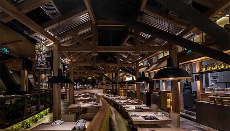 骨湯餐廳空間設計效果圖