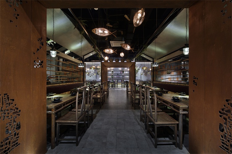 火鍋店空（kōng）間設計效果圖