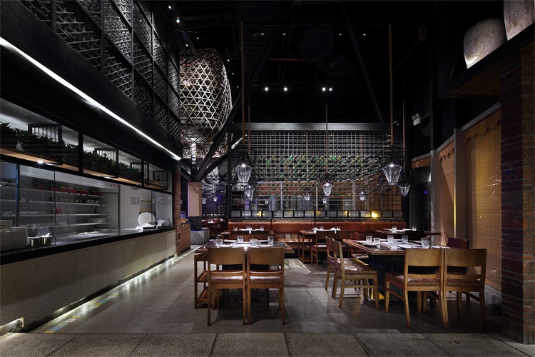 火鍋餐廳空間設計效（xiào）果圖