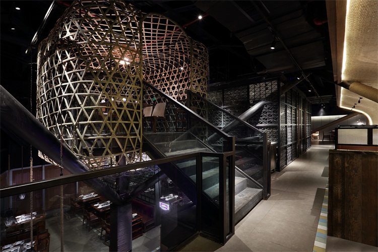 火鍋餐廳空間設計效果圖