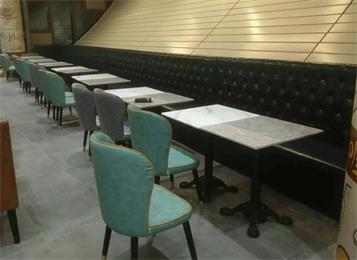 深圳喔喔嘴鐵板燒DIY·牛排簡餐餐（cān）廳桌椅定做（zuò）