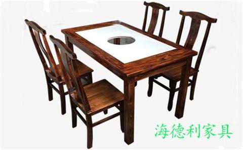 實木（mù）電磁爐火鍋桌
