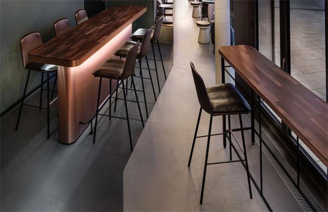 中式休閑複古吧台高吧椅酒吧家具