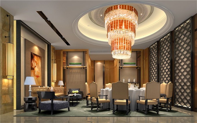 酒店餐廳（tīng）包間設計效果圖（tú）