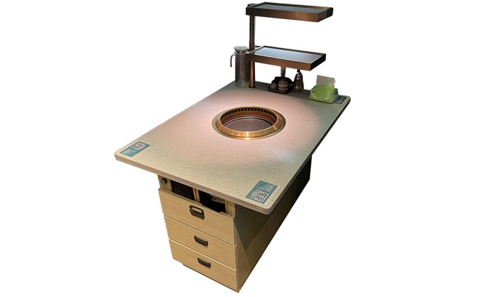 無煙淨化碳烤烤（kǎo）肉桌