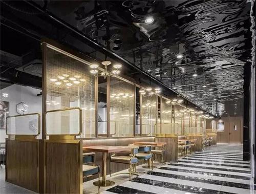 簡約（yuē）又（yòu）別致的南京藍灣咖啡店家具（jù）定做