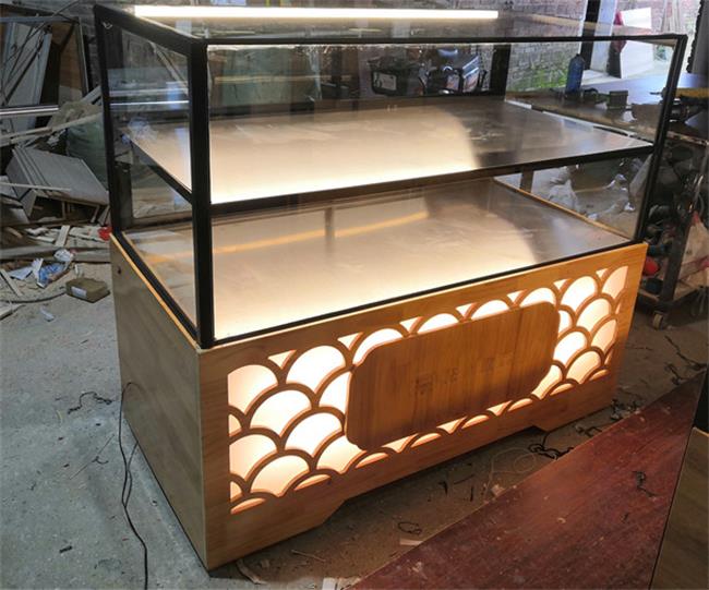 實木蛋糕櫃台展示櫃