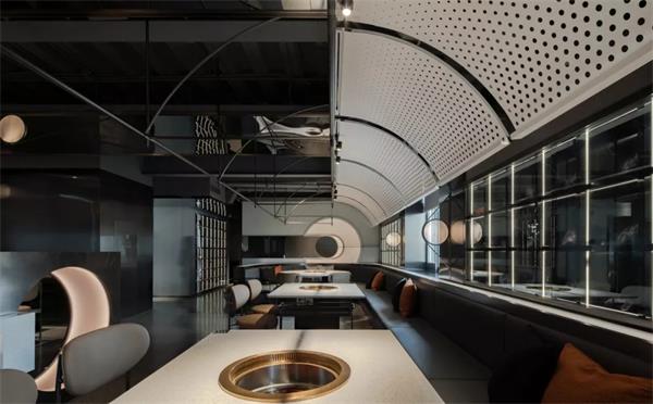 時尚大理石（shí）火鍋桌