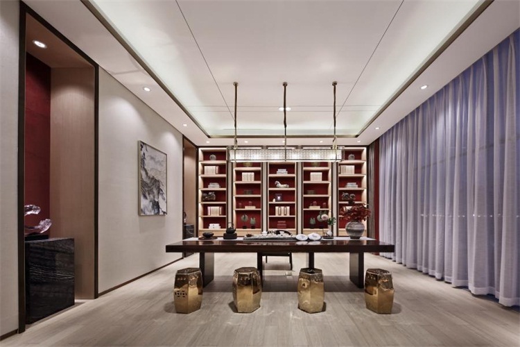 茶業會館空間設計（jì）效果圖