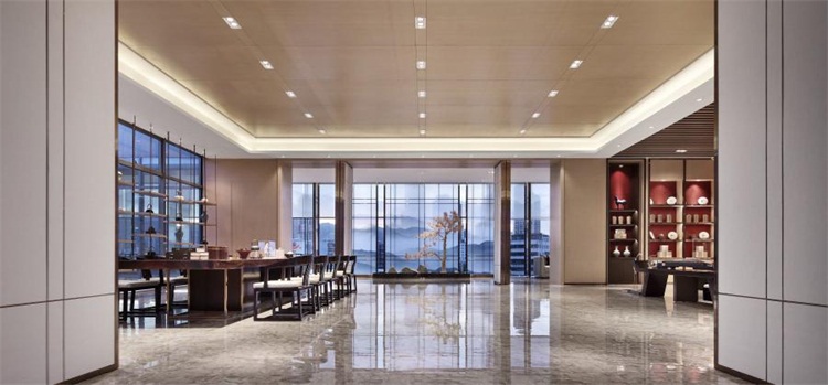 茶業會館空間設計效（xiào）果圖