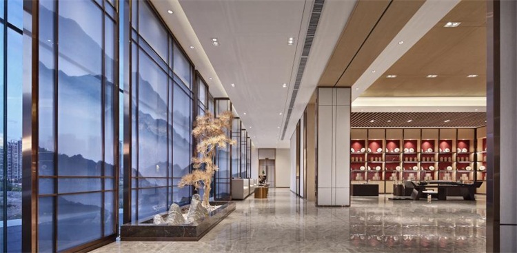 茶業會館（guǎn）空間設計效果圖