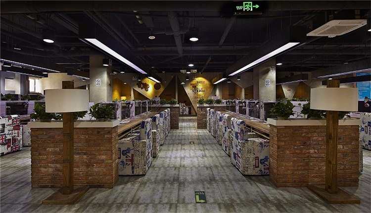 網咖空間（jiān）設計效果圖（tú）