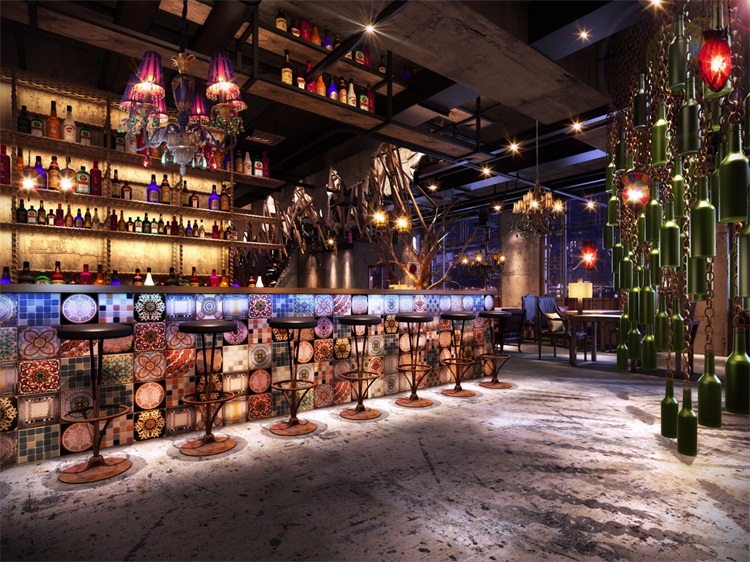 酒咖空間設計效果圖（tú）