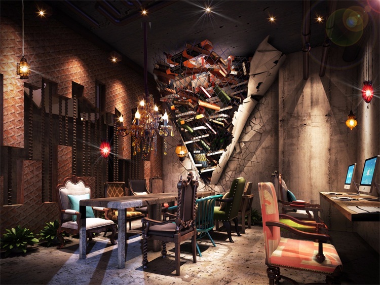酒咖空間設計效果圖
