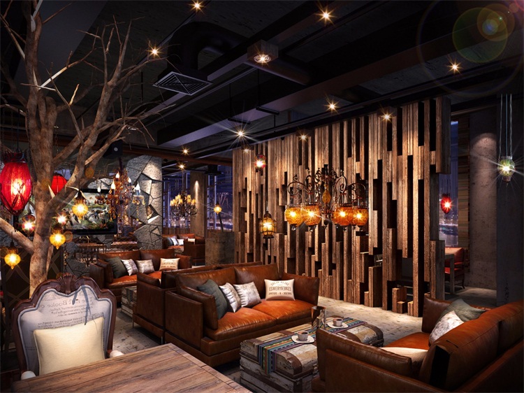 酒咖空間設計效果圖（tú）